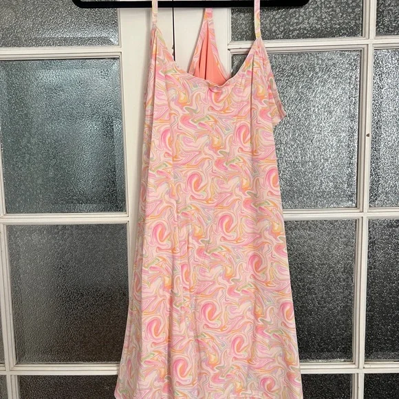 pink rose brand dress Lucky Brand Women's Rose Dress Dress, Pink/Multi, L at Amazon Women's  Clothing store main image 1
